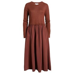 BNWOT Nordstrom Long Sleeve Midi Dress, Women’s small